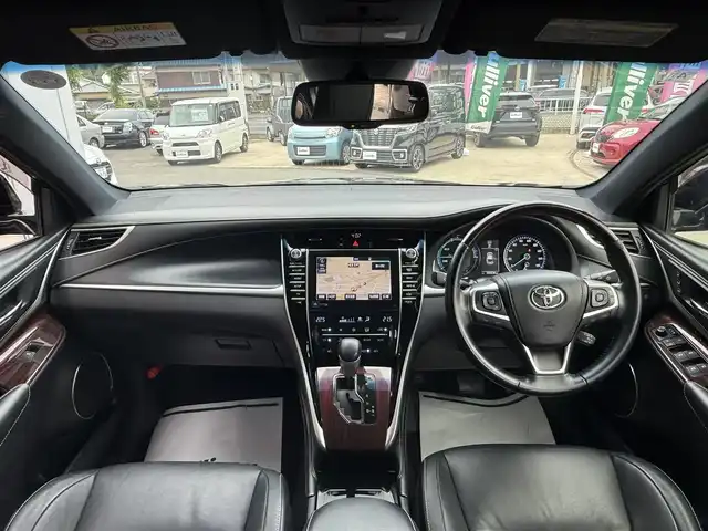 トヨタ ハリアー ハイブリッド プレミアム アドバンスドP 香川県 2014(平26)年 10.1万km スパークリングブラックパールクリスタルシャイン メーカーナビ/フルセグ/CD/DVD/Bluetooth/パノラミックビューモニター/モデリスタエアロ/プリクラッシュセーフティ/レーダークルーズコントロール/JBLサウンド/置くだけ充電/黒革シート/前席シートヒーター/パワーシート/LEDヘッドライト/オートハイビーム/クリアランスソナー/スマートキー/ビルトインETC
