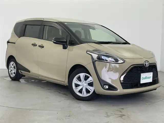 トヨタ シエンタ ファンベースG 富山県 2021(令3)年 4.3万km ベージュ 純正ナビ（AM/FM/CD/BT/ワンセグ）/バックカメラ/ドライブレコーダー/ETC/シートヒーター/ハンドルヒーター/衝突被害軽減システム/レーンキープアシスト/コーナーセンサー/横滑り防止装置/アイドリングストップ/両側パワースライドドア/オートLEDライト/オートマチックハイビーム/社外フロアマット/革巻きステアリング/ステアリングスイッチ/スマートキー/スペアキー