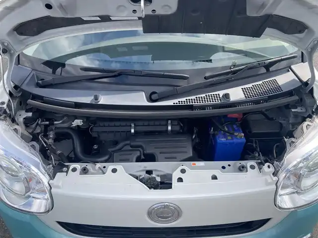 ダイハツ ムーヴ キャンバス G メイクアップ リミテッド　SAⅢ 栃木県 2019(令1)年 3.5万km パールホワイトⅢ/ファインミントメタリック 2トーン スマートアシスト3/純正8インチメモリナビ/フルセグTV/DVD/Bluetooth/HDMI/USB/パノラマモニター/両側パワースライドドア/スマートキー/スペアキー/プッシュEgスタート/LEDオートライト/フォグランプ/オートハイビーム/ステアリングリモコン/純正フロアマット/AAC/保証書/取説