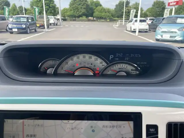 ダイハツ ムーヴ キャンバス G メイクアップ リミテッド　SAⅢ 栃木県 2019(令1)年 3.5万km パールホワイトⅢ/ファインミントメタリック 2トーン スマートアシスト3/純正8インチメモリナビ/フルセグTV/DVD/Bluetooth/HDMI/USB/パノラマモニター/両側パワースライドドア/スマートキー/スペアキー/プッシュEgスタート/LEDオートライト/フォグランプ/オートハイビーム/ステアリングリモコン/純正フロアマット/AAC/保証書/取説