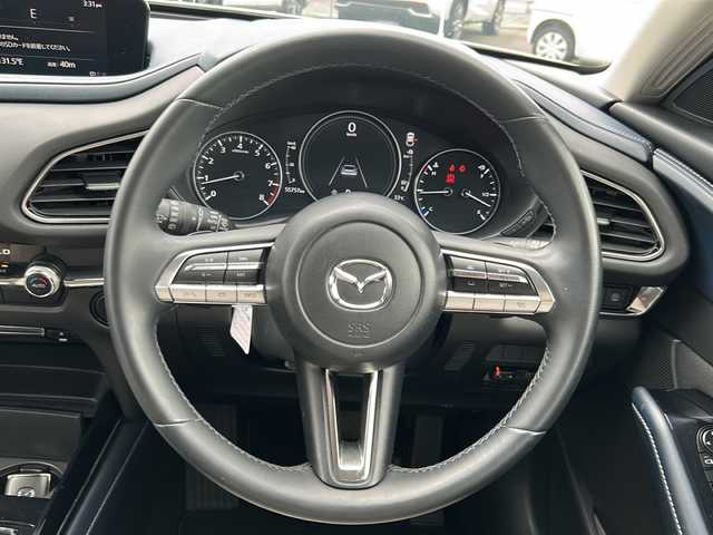 マツダ ＣＸ－３０ 20S プロアクティブ 山口県 2020(令2)年 5.6万km スノーフレイクホワイトパールマイカ ワンオーナー/純正DVD/CD/BT/USB/HDMI/フルセグTV/バックカメラ/純正LEDヘッドライト/オートライト/オートハイビーム/純正18インチアルミホイール/パワーバックドア/革巻きステアリング/パドルシフト/ステアリングスイッチ/クルーズコントロール/衝突被害軽減ブレーキ/LKA/BSM/コーナーセンサー/アイドリングストップ/オートパーキングホールド/スマートキー×２/前後タイプドライブレコーダー/純正フロアマット/ETC/電動格納ウインカードアミラー