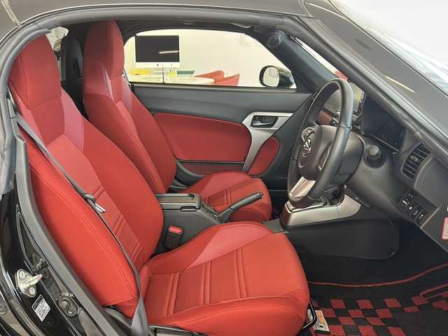 ダイハツ コペン ローブ 岐阜県 2021(令3)年 3.1万km ブラックマイカメタリック/マタドールレッドパール SDナビ/Bluetooth/フルセグTV/DVD/CD/バックカメラ/ETC/プッシュスタート/LEDヘッドライト/純正フロアマット/純正アルミホイール