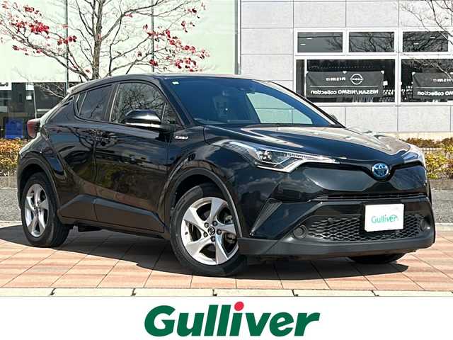 トヨタ Ｃ－ＨＲ S LEDパッケージ 福島県 2019(令1)年 4.2万km ブラックマイカ トヨタセーフティセンス/プリクラッシュセーフティ/レーントレーシングアシスト/レーダークルーズコントロール/オートマチックハイビーム/純正ナビゲーション/型番：NSZT-W68T/【CD/DVD/BT/TV】/バックカメラ/ビルトインETC/ドライブレコーダー/ステアリングリモコン/LEDオートライト/純正フロアマット