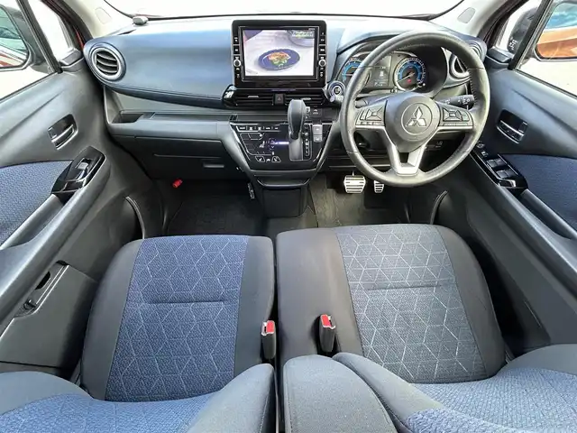 三菱 ｅＫクロス T 福島県 2019(平31)年 2.4万km オレンジ e-アシスト/・衝突被害軽減ブレーキシステム/・踏み間違い衝突防止アシスト/・車線逸脱警報/・車線逸脱防止支援機能/・オートマチックハイビーム/マイパイロット/・電動パーキングブレーキ/純正ナビゲーション/型番：MM318D-LM/【CD/DVD/SD/USB/Bluetooth/TV】/マルチアラウンドモニター/ナビ連動前方ドライブレコーダー/ETC/デジタルインナーミラー/前席シートヒーター/LEDヘッドライト/・LEDフォグランプ/・オートライト/スマートキー/・プッシュスタート/・スペアキー/ドアハンドルプロテクション/純正フロアマット/純正ドアバイザー/取扱説明書/新車時保証書