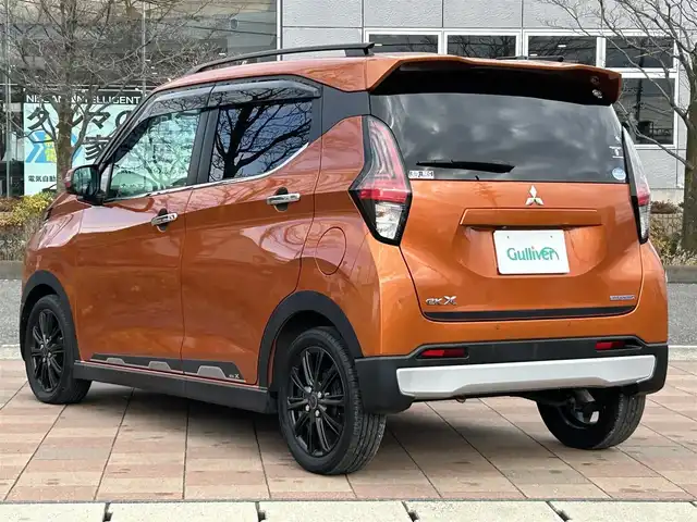 三菱 ｅＫクロス T 福島県 2019(平31)年 2.4万km オレンジ e-アシスト/・衝突被害軽減ブレーキシステム/・踏み間違い衝突防止アシスト/・車線逸脱警報/・車線逸脱防止支援機能/・オートマチックハイビーム/マイパイロット/・電動パーキングブレーキ/純正ナビゲーション/型番：MM318D-LM/【CD/DVD/SD/USB/Bluetooth/TV】/マルチアラウンドモニター/ナビ連動前方ドライブレコーダー/ETC/デジタルインナーミラー/前席シートヒーター/LEDヘッドライト/・LEDフォグランプ/・オートライト/スマートキー/・プッシュスタート/・スペアキー/ドアハンドルプロテクション/純正フロアマット/純正ドアバイザー/取扱説明書/新車時保証書