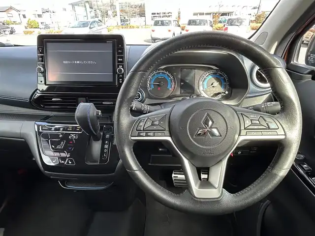 三菱 ｅＫクロス T 福島県 2019(平31)年 2.4万km オレンジ e-アシスト/・衝突被害軽減ブレーキシステム/・踏み間違い衝突防止アシスト/・車線逸脱警報/・車線逸脱防止支援機能/・オートマチックハイビーム/マイパイロット/・電動パーキングブレーキ/純正ナビゲーション/型番：MM318D-LM/【CD/DVD/SD/USB/Bluetooth/TV】/マルチアラウンドモニター/ナビ連動前方ドライブレコーダー/ETC/デジタルインナーミラー/前席シートヒーター/LEDヘッドライト/・LEDフォグランプ/・オートライト/スマートキー/・プッシュスタート/・スペアキー/ドアハンドルプロテクション/純正フロアマット/純正ドアバイザー/取扱説明書/新車時保証書