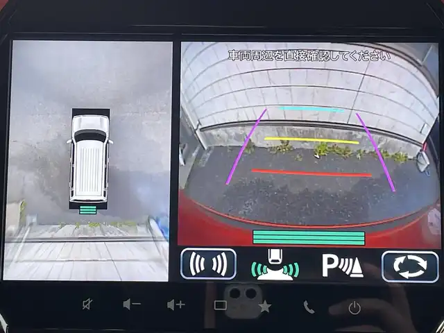 スズキ ハスラー HYBRID G 福岡県 2021(令3)年 1.6万km バーミリオンオレンジ/ガンメタリック2トーン 純正9インチナビ/(AM/FM/USB/CD/DVD/Bluetooth/フルセグTV)/バックカメラ/アラウンドビューカメラ/ビルトインETC/クリアランスソナー/車線逸脱警報/デュアルカメラサポートブレーキ/オートライト/盗難防止装置/横滑り防止機能/D/N席シートヒーター/ステアリングスイッチ/アイドリングストップ/電格ミラー/ドアバイザー/プッシュスタート/純正フロアマット/ナビ取扱説明書/取扱説明書/保証書/スペアキー×１