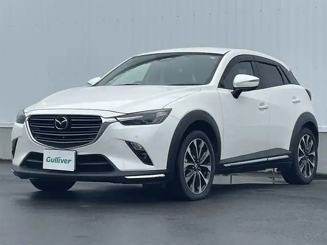 マツダ ＣＸ－３ 20SプロアクティブSパッケージ 愛媛県 2018(平30)年 3.5万km スノーフレイクホワイトパールマイカ 純正ナビ（Bluetooth/フルセグTV/AUX/DVD再生可能）/ETC/レーダークルーズコントロール/アラウンドビューモニター/シートヒーター/ステアリングヒーター/パワーシート/純正フロアマット/純正アルミホイール/前後コーナーセンサー/LEDヘッドライト/ABS/横滑り防止装置/レーンキープアシスト/盗難防止装置/Wサイドエアバッグ/衝突被害軽減システム
