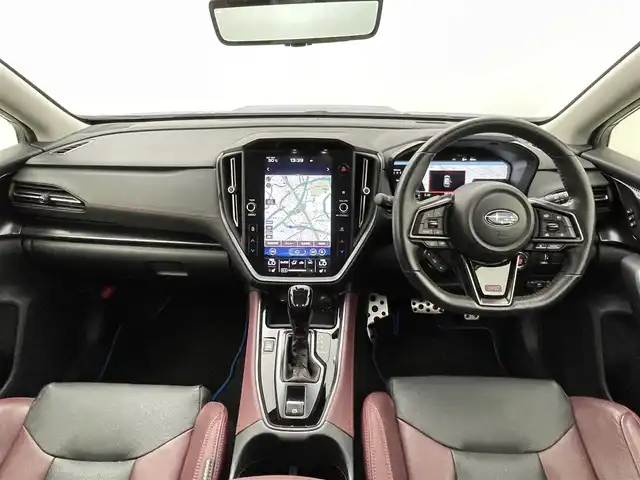 スバル レヴォーグ 1．8STIスポーツ EX 熊本県 2022(令4)年 2.7万km WRブルーパール ＳＴｉエアロフル　/ＳＴｉマフラー　/純正11.6インチナビ（ＢＴ・フルセグＡＵＸ・ｉｐｏｄ・ＵＳＢ）/バックカメラ　/純正前方ドライブレコーダー　/ビルトインＥＴＣ　/後ろのみクリアランスソナー　/アイサイト/・プリクラッシュセーフティ/・ツーリングアシスト/・緊急時プリクラッシュステアリング/・前側方プリクラッシュブレーキ/・後側方警戒支援機能/・ハイビームアシスト/・誤発進制御機能/・アダブティブクルーズコントロール/・車線逸脱抑制機能/・ふらつき警報機能/・先行車発進お知らせ機能/・ブラインドスポットモニター/横滑り防止/デジタルインナーミラー/全席シートヒーター/前席パワーシート/パワーバックドア/パドルシフト/バーチャルコックピット/社外フロアマット/純正１８インチＡＷ/オートライト/LEDヘッドライト/フォグランプ/スマートキー/プッシュスタート