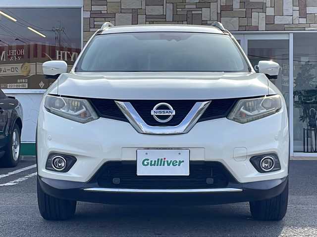 日産 エクストレイル 20Xtt エマージェンシーブレーキ 徳島県 2016(平28)年 8.5万km 白 純正SDナビ/（USB/BT/ラジオ/フルセグ/AUX）/全方位カメラ/４WD/前後コーナーセンサー/追従式クルーズコントロール/ドライブレコーダー/純正17インチAW/合皮シート/前席シートヒーター/LEDヘッドライト/純正フロアマット/パワーバックドア/ドライブレコーダー/ビルトインETC/ドアハンドルプロテクター