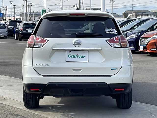 日産 エクストレイル 20Xtt エマージェンシーブレーキ 徳島県 2016(平28)年 8.5万km 白 純正SDナビ/（USB/BT/ラジオ/フルセグ/AUX）/全方位カメラ/４WD/前後コーナーセンサー/追従式クルーズコントロール/ドライブレコーダー/純正17インチAW/合皮シート/前席シートヒーター/LEDヘッドライト/純正フロアマット/パワーバックドア/ドライブレコーダー/ビルトインETC/ドアハンドルプロテクター