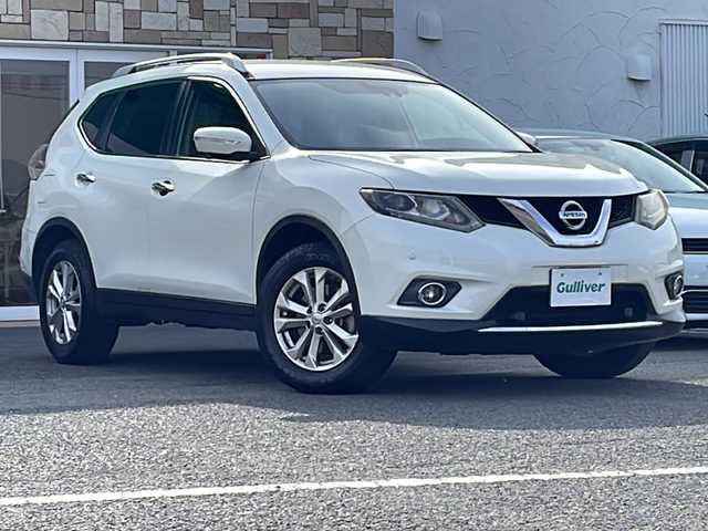 日産 エクストレイル 20Xtt エマージェンシーブレーキ 徳島県 2016(平28)年 8.5万km 白 純正SDナビ/（USB/BT/ラジオ/フルセグ/AUX）/全方位カメラ/４WD/前後コーナーセンサー/追従式クルーズコントロール/ドライブレコーダー/純正17インチAW/合皮シート/前席シートヒーター/LEDヘッドライト/純正フロアマット/パワーバックドア/ドライブレコーダー/ビルトインETC/ドアハンドルプロテクター