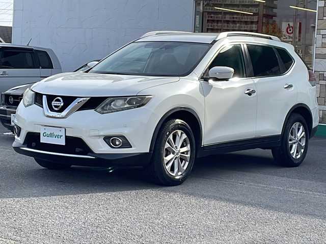 日産 エクストレイル 20Xtt エマージェンシーブレーキ 徳島県 2016(平28)年 8.5万km 白 純正SDナビ/（USB/BT/ラジオ/フルセグ/AUX）/全方位カメラ/４WD/前後コーナーセンサー/追従式クルーズコントロール/ドライブレコーダー/純正17インチAW/合皮シート/前席シートヒーター/LEDヘッドライト/純正フロアマット/パワーバックドア/ドライブレコーダー/ビルトインETC/ドアハンドルプロテクター