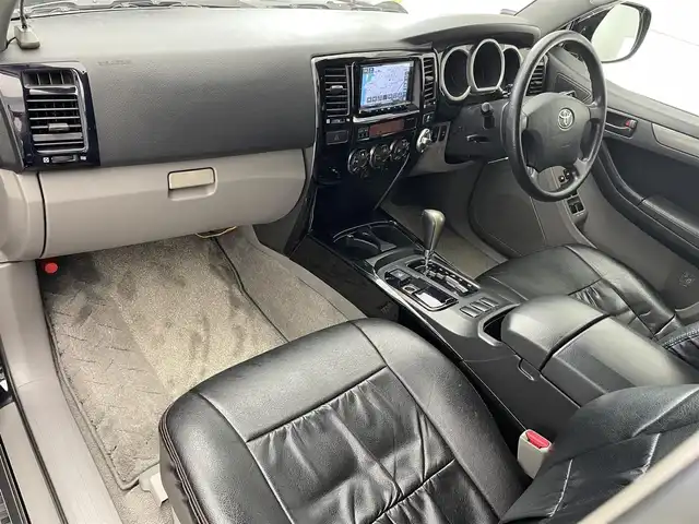 トヨタ ハイラックス サーフ SSR－X LTD 滋賀県 2008(平20)年 11.8万km ブラック 社外SDナビ/【Bluetooth/CD/DVD/USB/フルセグ 】/バックカメラ/ルーフレール/革調シートカバー/純正16AW/ドライブレコーダー/トランスファー【H2/H4/L4】/ABS/センターデフロック/オートライト/AC100V