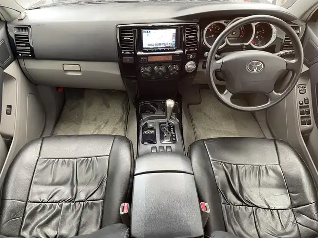 トヨタ ハイラックス サーフ SSR－X LTD 滋賀県 2008(平20)年 11.8万km ブラック 社外SDナビ/【Bluetooth/CD/DVD/USB/フルセグ 】/バックカメラ/ルーフレール/革調シートカバー/純正16AW/ドライブレコーダー/トランスファー【H2/H4/L4】/ABS/センターデフロック/オートライト/AC100V