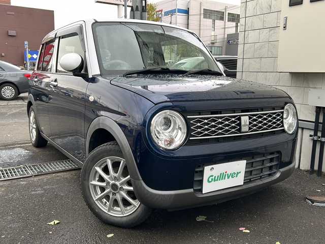 スズキ ラパン S セレクション 道央・札幌 2018(平30)年 2.2万km ノクターンブルーパール/ホワイト2トーン 社外ナビ（AM/FM/フルセグTV/CD/DVD/SD/BT/USB）/ドライブレコーダー前後/バックカメラ/オートエアコン/シートヒーター（前席）/アイドリングストップ/衝撃被害軽減システム/横滑り防止装置/純正ドアバイザー/オートライト/プッシュスタート/電動格納ミラー/積み込みタイヤ（夏：純正ホイールカバー）/セキュリティーアラーム