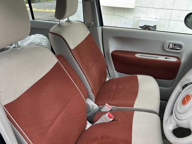 スズキ ラパン S セレクション 道央・札幌 2018(平30)年 2.2万km ノクターンブルーパール/ホワイト2トーン 社外ナビ（AM/FM/フルセグTV/CD/DVD/SD/BT/USB）/ドライブレコーダー前後/バックカメラ/オートエアコン/シートヒーター（前席）/アイドリングストップ/衝撃被害軽減システム/横滑り防止装置/純正ドアバイザー/オートライト/プッシュスタート/電動格納ミラー/積み込みタイヤ（夏：純正ホイールカバー）/セキュリティーアラーム