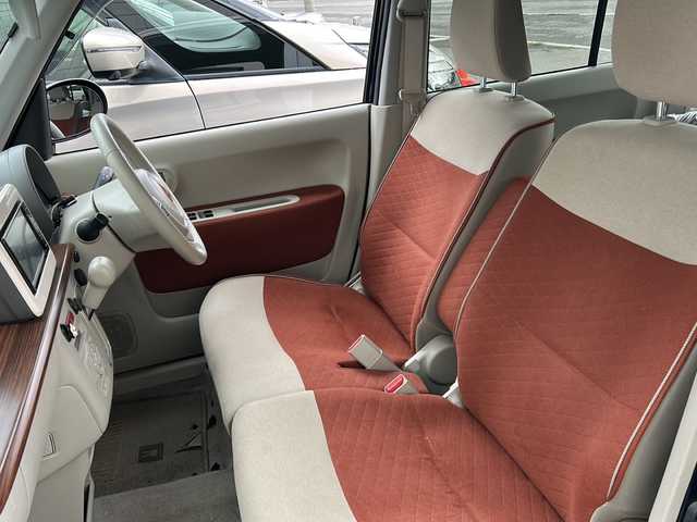 スズキ ラパン S セレクション 道央・札幌 2018(平30)年 2.2万km ノクターンブルーパール/ホワイト2トーン 社外ナビ（AM/FM/フルセグTV/CD/DVD/SD/BT/USB）/ドライブレコーダー前後/バックカメラ/オートエアコン/シートヒーター（前席）/アイドリングストップ/衝撃被害軽減システム/横滑り防止装置/純正ドアバイザー/オートライト/プッシュスタート/電動格納ミラー/積み込みタイヤ（夏：純正ホイールカバー）/セキュリティーアラーム