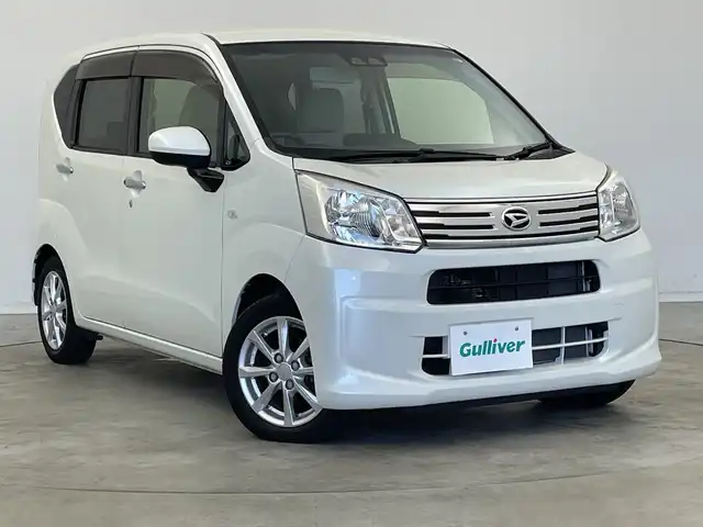 ダイハツ ムーヴ X SAⅢ 新潟県 2018(平30)年 2.4万km パールホワイトⅢ 純正メモリナビ/　フルセグＴＶ/Bluetooth/CD/DVD/USB/バックカメラ　/アイドリングストップ　/衝突被害軽減ブレーキ/コーナーセンサー/横滑り防止装置/オートマチックハイビーム　/ステアリングスイッチ/禁煙車