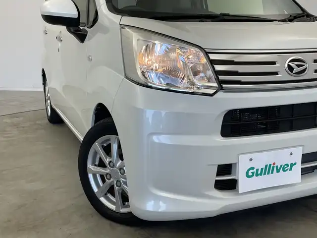ダイハツ ムーヴ X SAⅢ 新潟県 2018(平30)年 2.4万km パールホワイトⅢ 純正メモリナビ/　フルセグＴＶ/Bluetooth/CD/DVD/USB/バックカメラ　/アイドリングストップ　/衝突被害軽減ブレーキ/コーナーセンサー/横滑り防止装置/オートマチックハイビーム　/ステアリングスイッチ/禁煙車