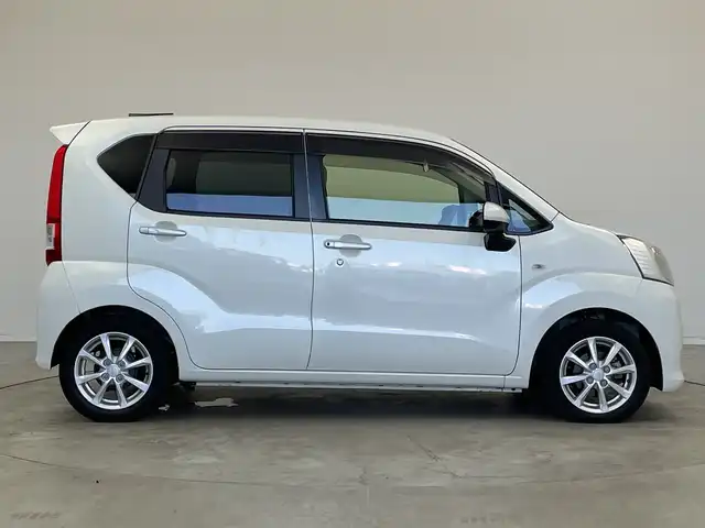 ダイハツ ムーヴ X SAⅢ 新潟県 2018(平30)年 2.4万km パールホワイトⅢ 純正メモリナビ/　フルセグＴＶ/Bluetooth/CD/DVD/USB/バックカメラ　/アイドリングストップ　/衝突被害軽減ブレーキ/コーナーセンサー/横滑り防止装置/オートマチックハイビーム　/ステアリングスイッチ/禁煙車