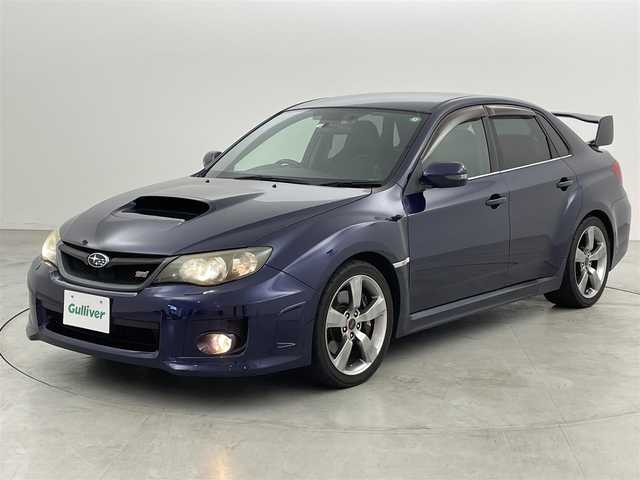 スバル インプレッサ ＷＲＸ STI A－Line 福岡県 2010(平22)年 10.1万km マリンブルーパール 社外ナビ（Ｂｌｕｅｔｏｏｔｈ，フルセグＴＶ）　/バックカメラ　/ＥＴＣ　/ドライブレコーダー　/クルーズコントロール　/横滑り防止装置　/パドルシフト　/電動格納式ドアミラー　/プッシュスタート　/ハーフレザーシート