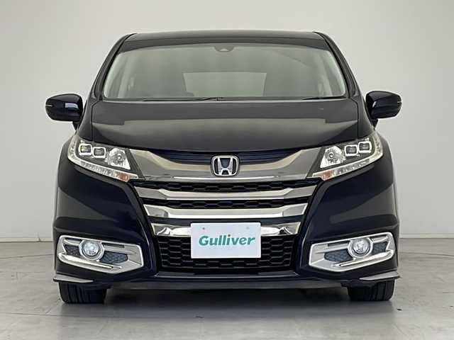 ホンダ オデッセイ アブソルート 愛知県 2015(平27)年 5.6万km プレミアムヴィーナスブラックP 衝突軽減システム/純正SDナビ/両側パワースライドドア/クルーズコントロール/CD/DVD/Bluetooth/バックカメラ/純正アルミホイール/LEDヘッドライト/パドルシフト/リアオートエアコン/オートライト/ETC/ステアリングスイッチ/スマートキー/プッシュスタート