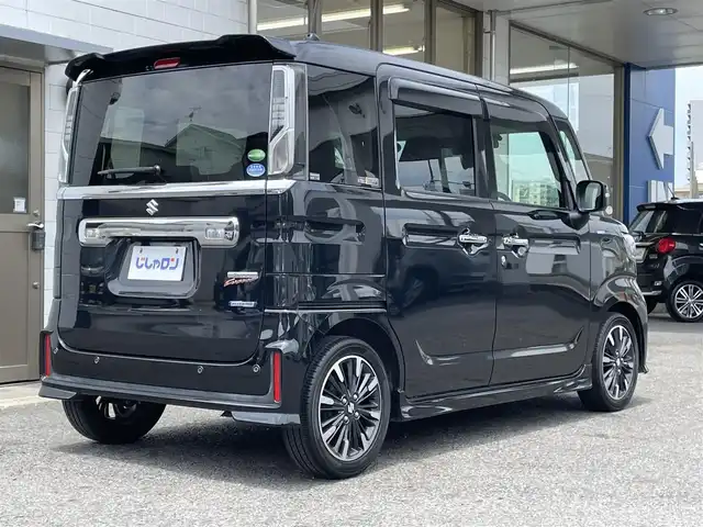 スズキ スペーシア カスタム HYBRID XS 滋賀県 2018(平30)年 13.1万km ブルーイッシュブラックパール3 (株)IDOMが運営する【じしゃロン草津店】の自社ローン専用車両になりますこちらは現金またはオートローンご利用時の価格です。自社ローンご希望の方は別途その旨お申付け下さい