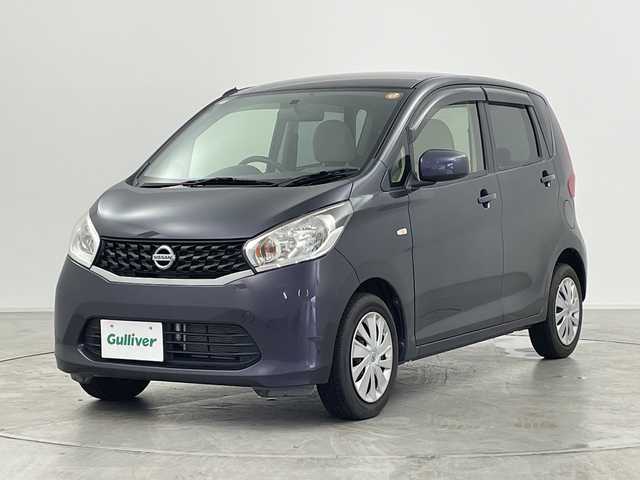 日産 デイズ S 群馬県 2014(平26)年 2万km プレミアムパープルP 純正ナビ　ＣＤ　ＳＤ　ＡＵＸ　フルセグＴＶ　アイドリングストップ　ハロゲンヘッドライト　ヘッドライトレベライザー　電動格納ミラー　フロアマット　ドアバイザー　リモコンキー　エアコン　ＥＴＣ　禁煙車