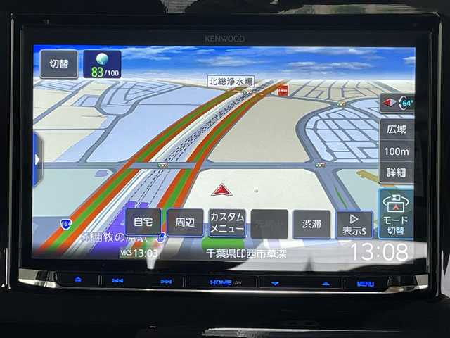 スズキ スペーシア カスタム HYBRID GS 千葉県 2024(令6)年 0.4万km スチールシルバーM 社外ナビ（KENWOOD）/フルセグTV　CD/DVD　Bluetooth/ETC/オートライト/片側パワースライドドア/USB・タイプC入力端子/電子パーキング/ブレーキホールド/衝突軽減ブレーキ/レーンキープアシスト/レーダークルーズコントロール/コーナーセンサー/アイドリングストップ/先行車お知らせ機能/シートヒーター/ステアリングスイッチ/純正アルミホイール/スマートキー/プッシュスタート