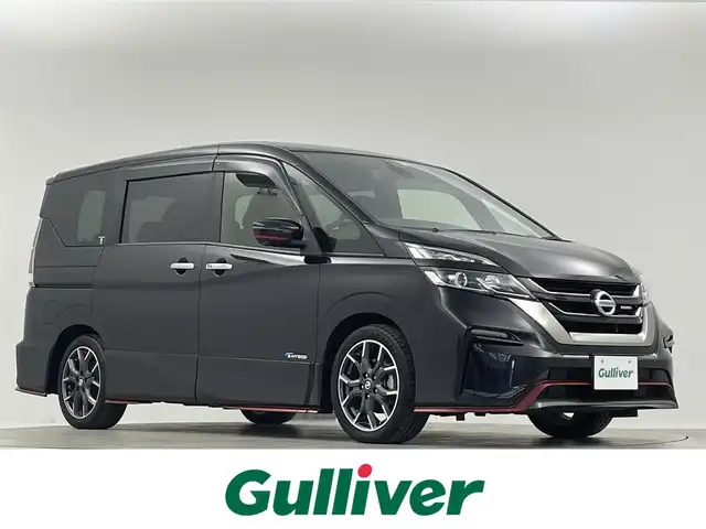 日産 セレナ ニスモ 埼玉県 2018(平30)年 2.3万km ダイヤモンドブラック 純正７型ナビ　両側電動　デジタルミラー　　３６０°　禁煙車　　追従クルコン　ＷＡＣ　パーキングアシスト　衝突軽減　レーンアシスト　フルセグＴＶ　ＣＤ　ＤＶＤ　ＢＴ　ビルトインＥＴＣ　純正マット