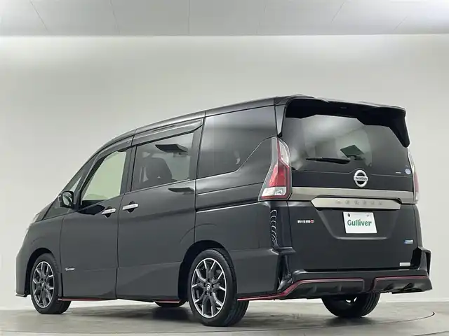 日産 セレナ ニスモ 埼玉県 2018(平30)年 2.3万km ダイヤモンドブラック 純正７型ナビ　両側電動　デジタルミラー　　３６０°　禁煙車　　追従クルコン　ＷＡＣ　パーキングアシスト　衝突軽減　レーンアシスト　フルセグＴＶ　ＣＤ　ＤＶＤ　ＢＴ　ビルトインＥＴＣ　純正マット