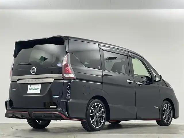 日産 セレナ ニスモ 埼玉県 2018(平30)年 2.3万km ダイヤモンドブラック 純正７型ナビ　両側電動　デジタルミラー　　３６０°　禁煙車　　追従クルコン　ＷＡＣ　パーキングアシスト　衝突軽減　レーンアシスト　フルセグＴＶ　ＣＤ　ＤＶＤ　ＢＴ　ビルトインＥＴＣ　純正マット