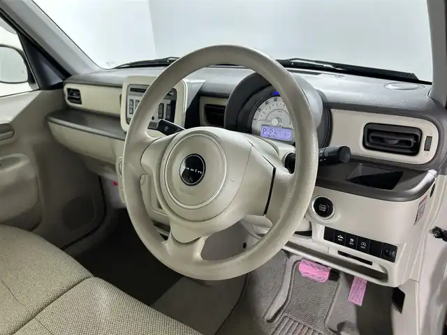 スズキ ラパン L 佐賀県 2018(平30)年 6.3万km フォーンベージュM 純正オーディオ/衝突被害軽減装置　/シートヒーター　/アイドリングストップ　/ビルトインＥＴＣ　/プッシュスタート/ＣＤ再生　/横滑り防止装置　/ヘッドライトレベライザー　/電動格納ミラー　/フロアマット/ダブルエアバッグ
