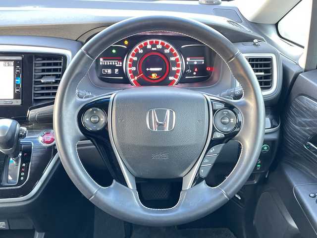 ホンダ オデッセイ アブソルート・Xホンダセンジング 山梨県 2016(平28)年 4.4万km プレミアムヴィーナスブラックP 純正ナビ/両側パワースライドドア/クルーズコントロール/ドライブレコーダー/運転席パワーシート/ハーフレザー/前後コーナーセンサー/ホンダセンシング/ステアリングリモコン/社外アルミホイール