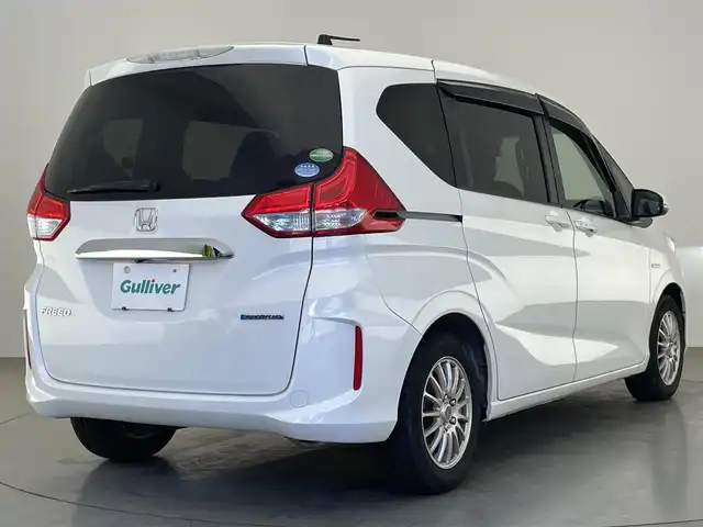 ホンダ フリード ハイブリット G ホンダセンシング 愛知県 2019(平31)年 5.6万km ホワイトオーキッドパール 社外ナビ　フルセグＴＶ　Ｂｌｕｅｔｏｏｔｈ　バックカメラ　両側パワースライドドア　前後ドライブレコーダー　オートライト　ＬＥＤヘッドライト　ホンダセンシング　衝突軽減　追従クルコン　車線逸脱　禁煙車