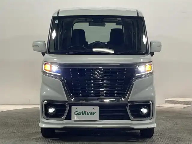 スズキ スペーシア カスタム HYBRID GS 大阪府 2020(令2)年 3.9万km ピュアホワイトP 社外ナビ　Ｂｌｕｅｔｏｏｔｈ　片側パワースライドドア　スズキセーフティーサポート　コーナーセンサー　シートヒーター　ドライブレコーダー　スマートキー　ＥＴＣ　オートライト　ＬＥＤヘッドライト