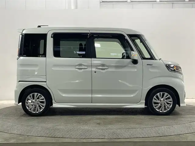 スズキ スペーシア カスタム HYBRID GS 大阪府 2020(令2)年 3.9万km ピュアホワイトP 社外ナビ　Ｂｌｕｅｔｏｏｔｈ　片側パワースライドドア　スズキセーフティーサポート　コーナーセンサー　シートヒーター　ドライブレコーダー　スマートキー　ＥＴＣ　オートライト　ＬＥＤヘッドライト