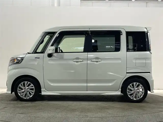 スズキ スペーシア カスタム HYBRID GS 大阪府 2020(令2)年 3.9万km ピュアホワイトP 社外ナビ　Ｂｌｕｅｔｏｏｔｈ　片側パワースライドドア　スズキセーフティーサポート　コーナーセンサー　シートヒーター　ドライブレコーダー　スマートキー　ＥＴＣ　オートライト　ＬＥＤヘッドライト