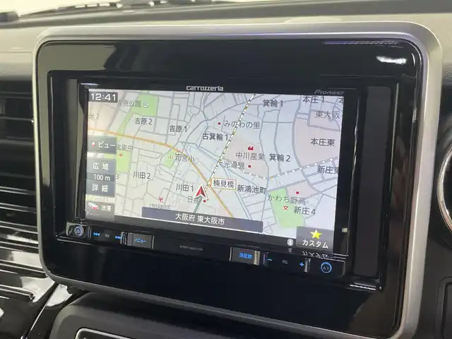 スズキ スペーシア カスタム HYBRID GS 大阪府 2020(令2)年 3.9万km ピュアホワイトP 社外ナビ　Ｂｌｕｅｔｏｏｔｈ　片側パワースライドドア　スズキセーフティーサポート　コーナーセンサー　シートヒーター　ドライブレコーダー　スマートキー　ＥＴＣ　オートライト　ＬＥＤヘッドライト