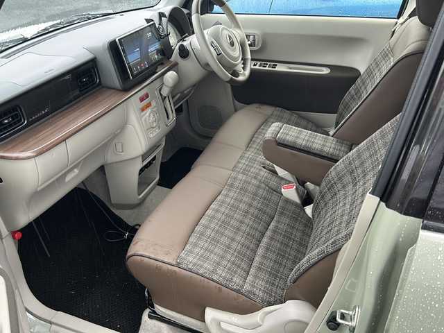 スズキ ラパン ＬＣ X 佐賀県 2024(令6)年 1.4万km トラッドカーキメタリック/アーバンブラウン 2トーン ETC/bluetooth／バックカメラ/スペアキー/プッシュスタート／エアバッグW/オートライト/バックカメラ/ワンオーナー/ABS／レーンキープアシスト／/横滑り防止装置／盗難防止装置/コーナーセンサー/アイドリングストップ/パワーステアリング／パワーウィンドウ/取扱説明書／保証書／点検記録簿/(1ヶ月、6ヶ月、1年）/ハーフレザーシート
