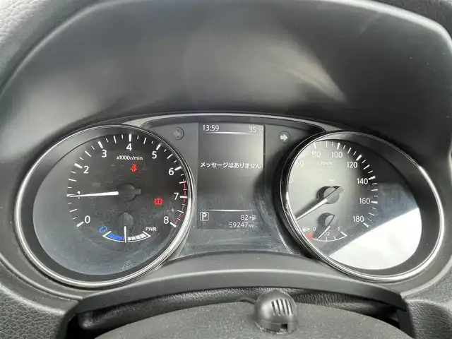 日産 エクストレイル ハイブリッド モード・プレミア 滋賀県 2018(平30)年 6万km ダイヤモンドブラック 純正7インチナビ/・フルセグTV/・Bluetooth/・CD/DVD/・SD/・FM/AM/バックカメラ/ETC/電動バックドア/黒レザーシート/シートヒーター/前方ドライブレコーダー/純正フロアマット/AUTECH19インチアルミホイール