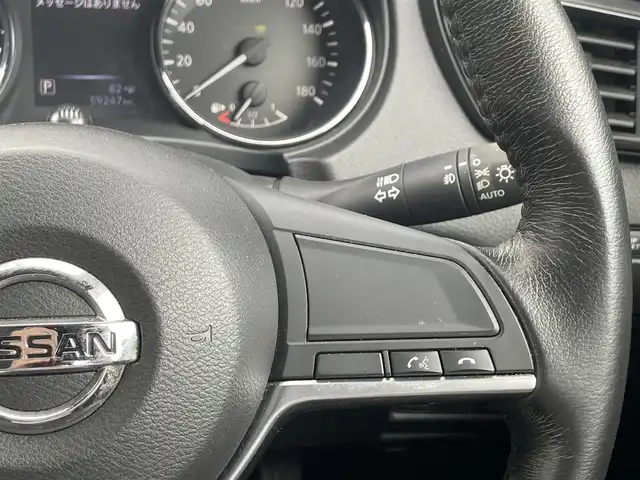 日産 エクストレイル ハイブリッド モード・プレミア 滋賀県 2018(平30)年 6万km ダイヤモンドブラック 純正7インチナビ/・フルセグTV/・Bluetooth/・CD/DVD/・SD/・FM/AM/バックカメラ/ETC/電動バックドア/黒レザーシート/シートヒーター/前方ドライブレコーダー/純正フロアマット/AUTECH19インチアルミホイール