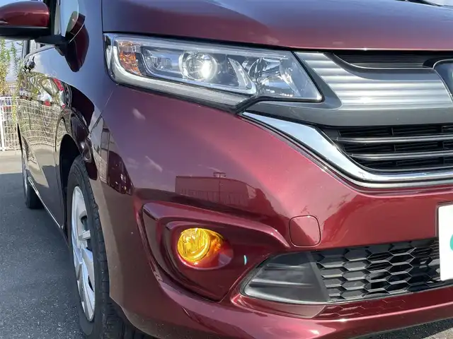 ホンダ フリード G 茨城県 2017(平29)年 2.3万km プレミアムディープロッソパール 純正ナビ/【DISC・ラジオ・TV・iPod・SD・USB・BT・VTR・AUX】/ETC/Bカメラ/前後ドラレコ/ステリモ/アイドリングストップ/両側パワスラ/サイドリフトアップシート/イエローFフォグ/LEDライト/純正フロアマット/純正ホイールカバー