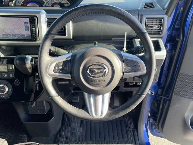 ダイハツ ウェイク G ターボ SA Ⅱ 三重県 2017(平29)年 10.3万km 青 純正ナビ/両側パワースライドドア/バックカメラ/ドライブレコーダー/ETC/スペアキー/LEDオートライト/電動格納ミラー/PCS/純正フロアマット/純正ドアバイザー/LEDフォグライト/禁煙車