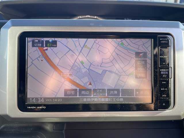 ダイハツ ウェイク G ターボ SA Ⅱ 三重県 2017(平29)年 10.3万km 青 純正ナビ/両側パワースライドドア/バックカメラ/ドライブレコーダー/ETC/スペアキー/LEDオートライト/電動格納ミラー/PCS/純正フロアマット/純正ドアバイザー/LEDフォグライト/禁煙車