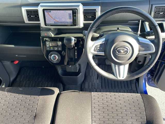 ダイハツ ウェイク G ターボ SA Ⅱ 三重県 2017(平29)年 10.3万km 青 純正ナビ/両側パワースライドドア/バックカメラ/ドライブレコーダー/ETC/スペアキー/LEDオートライト/電動格納ミラー/PCS/純正フロアマット/純正ドアバイザー/LEDフォグライト/禁煙車