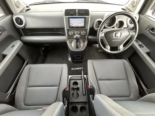 ホンダ エレメント 群馬県 2003(平15)年 15.9万km サンセットオレンジパール 社外メモリナビ　AVIC-RZ511/　(Bluetooth　フルセグTV AM FM)/バックカメラ/ETC/社外ドライブレコーダー/社外16AWホワイトレタータイヤ/純正フロアマット/電動ミラー/社外17AWスタッドレスタイヤ積み込み/ルーフキャリア/取扱説明書/保証書