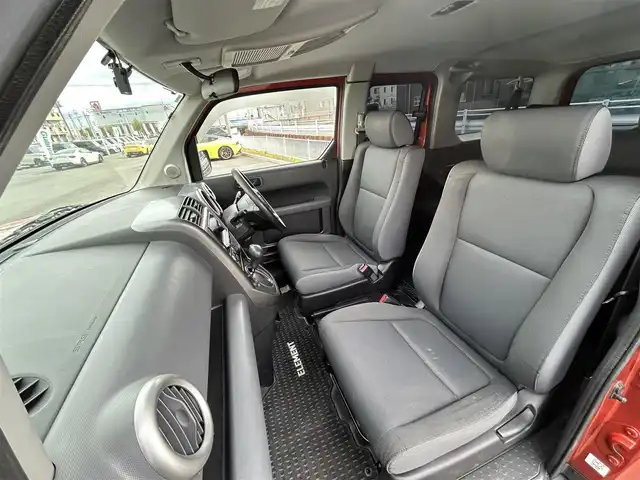 ホンダ エレメント 群馬県 2003(平15)年 15.9万km サンセットオレンジパール 社外メモリナビ　AVIC-RZ511/　(Bluetooth　フルセグTV AM FM)/バックカメラ/ETC/社外ドライブレコーダー/社外16AWホワイトレタータイヤ/純正フロアマット/電動ミラー/社外17AWスタッドレスタイヤ積み込み/ルーフキャリア/取扱説明書/保証書