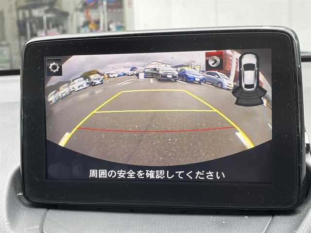 マツダ デミオ 13S ツーリング Lパッケージ 京都府 2017(平29)年 12.8万km ディープクリスタルブルーマイカ ・ワンオーナー/・純正マツコネナビ/・フルセグTV　BT　DVD/・バックカメラ/・ハーフレザーシート/・シートヒーター/・リアコーナーセンサー/・レーンキープアシスト/・オートライト/・LEDライト